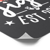 Promoted To Gigi 2025 Flower First Time New Grandm Poster (Hoek)