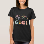 Promoted To Gigi Est. 2026 Wildflower Family Match T-shirt (Voorkant)