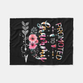 Promoted To Grammy Announcement Funny New Grammy M Fleece Deken (Voorkant (Horizontaal))