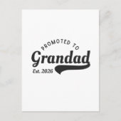 Promoted to Grandad 2026 Briefkaart (Voorkant)