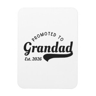 Promoted to Grandad 2026 Magneet