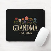 Promoted To Grandma 2026 Pregnancy Flower New Gran Muismat (Met muis)