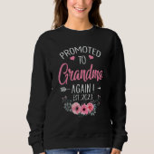 Promoted To Grandma Again 2023 Mothers Day 1 Trui (Voorkant)