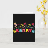 Promoted To Grandma Est 2026 Soon To Be New Grandm Kaart (Gele Bloem)