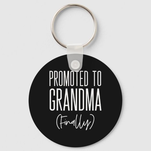 Promoted To Grandma Finally First Time Grandma New Sleutelhanger (Voorkant)