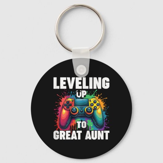 Promoted To Grandma Gender Reveal Leveling Up To G Sleutelhanger (Voorkant)