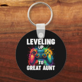 Promoted To Grandma Gender Reveal Leveling Up To G Sleutelhanger (Voorkant)