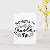 Promoted to Grandma - Grappig eerste kleinkind Ann Kaart (Gele Bloem)