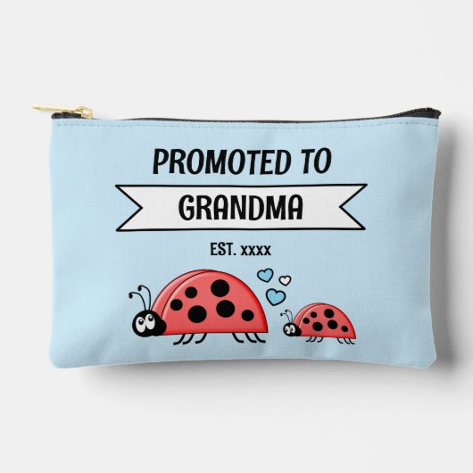 Promoted to Grandma ladybugs est year blue Etui (Voorkant)