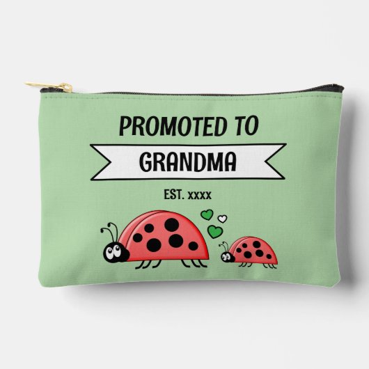Promoted to Grandma ladybugs est year green Etui (Voorkant)