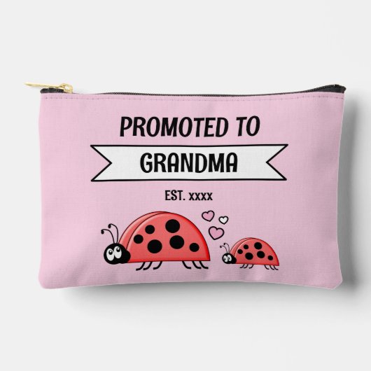 Promoted to Grandma ladybugs est year pink Etui (Voorkant)