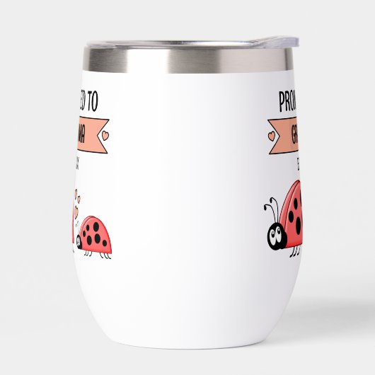 Promoted to Grandma ladybugs peach (Links)