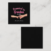 Promoted to Grandma Opgericht 2025 Aankondiging (Voorkant / Achterkant)