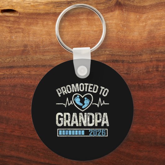 Promoted To Grandpa 2026 Expecting Baby Soon To Be Sleutelhanger (Voorkant)