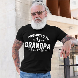 Promoted to GRANDPA 2026 kondigt eindelijk Baby aa T-shirt