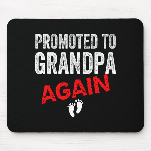 Promoted To Grandpa Again Dad Pregnancy Announceme Muismat (Voorkant)