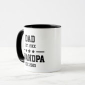 Promoted to Grandpa Baby Reveal Mok (Voorkant links)