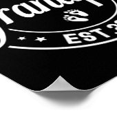 Promoted To Grandpa Est. 2026 Grandparents Baby An Poster (Hoek)