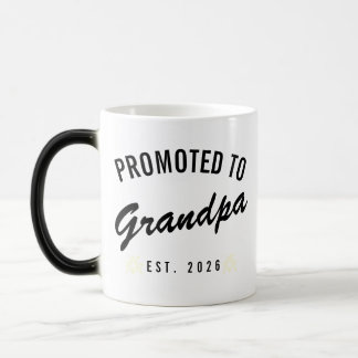 Promoted to Grandpa Est. 2026 Magische Mok