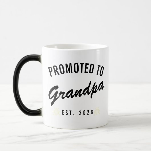 Promoted to Grandpa Est. 2026 Magische Mok (Links)