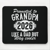 Promoted To Grandpa Est 2026 Soon To Be New Granda Muismat (Voorkant)