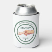 Promoted to Grandpa Est. 20XX Can Cooler (Blikje Voorkant)
