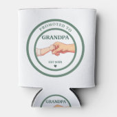 Promoted to Grandpa Est. 20XX Can Cooler (Voorkant)