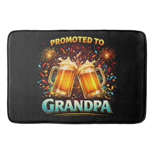 Promoted To Grandpa Future Badmat (Voorkant)