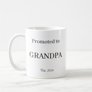 Promoted To Grandpa Mug – New Dad Gift Coffee Cup Koffiemok
