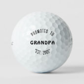 Promoted to Grandpa Zwangerschap Titleist Pro V1 Golfballen (Voorkant)