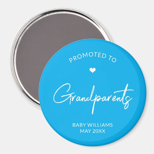 Promoted to Grandparents Pregnancy Announcement Magneet (Voorkant / Achterkant)