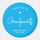 Promoted to Grandparents Pregnancy Announcement Magneet (Voorkant)