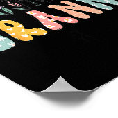 Promoted To Granny Est. 2026 Daisy Floral Wildflow Poster (Hoek)