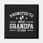 Promoted To Great Aunt Est 2026 New Great Aunt Fat Magneet (Voorkant)