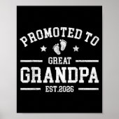 Promoted To Great Aunt Est 2026 New Great Aunt Fat Poster (Voorkant)