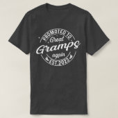 Promoted To Great Gramps Again 2023 Soon To Be Pre T-shirt (Design voorkant)