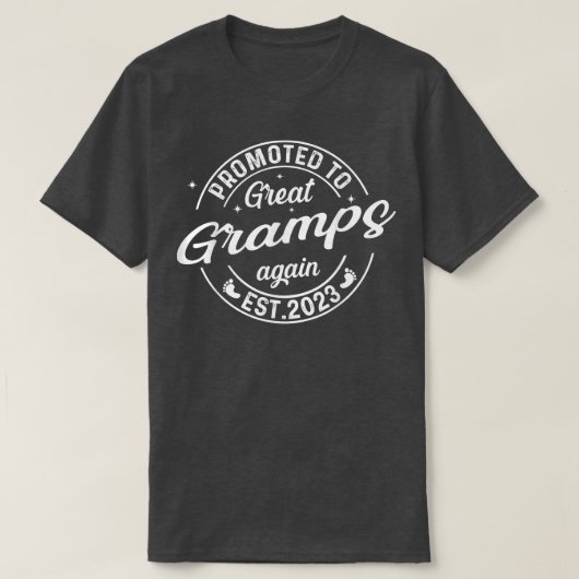 Promoted To Great Gramps Again 2023 Soon To Be Pre T-shirt (Design voorkant)
