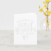 Promoted To Great Grandpa Est. 2026 Funny Soon To Kaart (Gele Bloem)