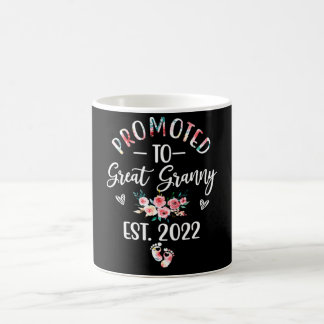 Promoted To Great Granny EST 2022 Koffiemok