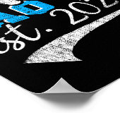 Promoted To Lao Ye Est 2025 Proud New Grandpa Vint Poster (Hoek)