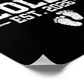 Promoted To Lolli Est 2026 Baby Announcement  Poster (Hoek)