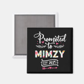 Promoted To Mimzy 2025 Cute Pregnancy Announcement Magneet (Voorkant / Achterkant)