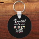 Promoted To Mimzy 2025 Cute Pregnancy Announcement Sleutelhanger (Voorkant)