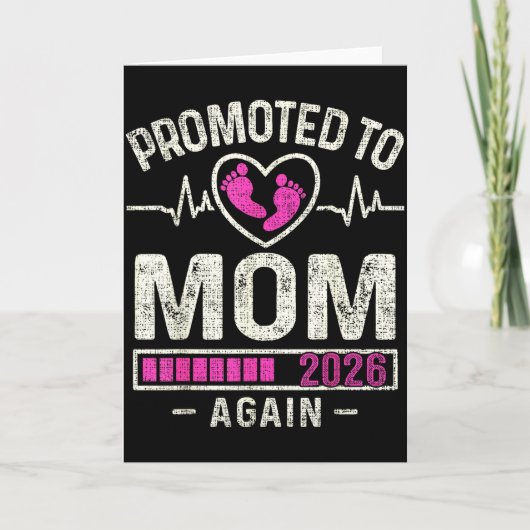 Promoted To Mom Again 2026 Expecting Baby Soon To  Kaart (Voorkant)
