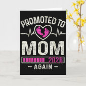 Promoted To Mom Again 2026 Expecting Baby Soon To  Kaart (Gele Bloem)