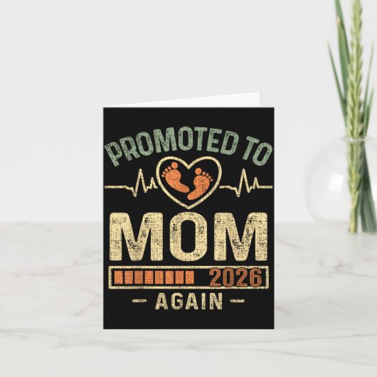 Promoted To Mom Again 2026 Expecting Baby Soon To  Kaart (Voorkant)