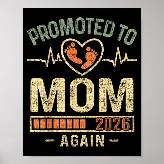 Promoted To Mom Again 2026 Expecting Baby Soon To  Poster (Voorkant)