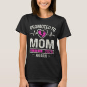 Promoted To Mom Again 2026 Expecting Baby Soon To  T-shirt (Voorkant)