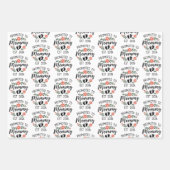 Promoted to Mommy 2026 Funny First Time Pregnancy Inpakpapier Vel (Voorkant)