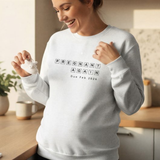 Promoted to Mommy of Two | Mom Sweatshirt 
